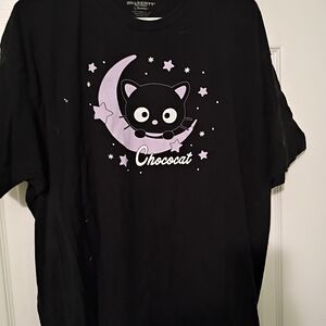 Chococat Black Short Sleeve Tee